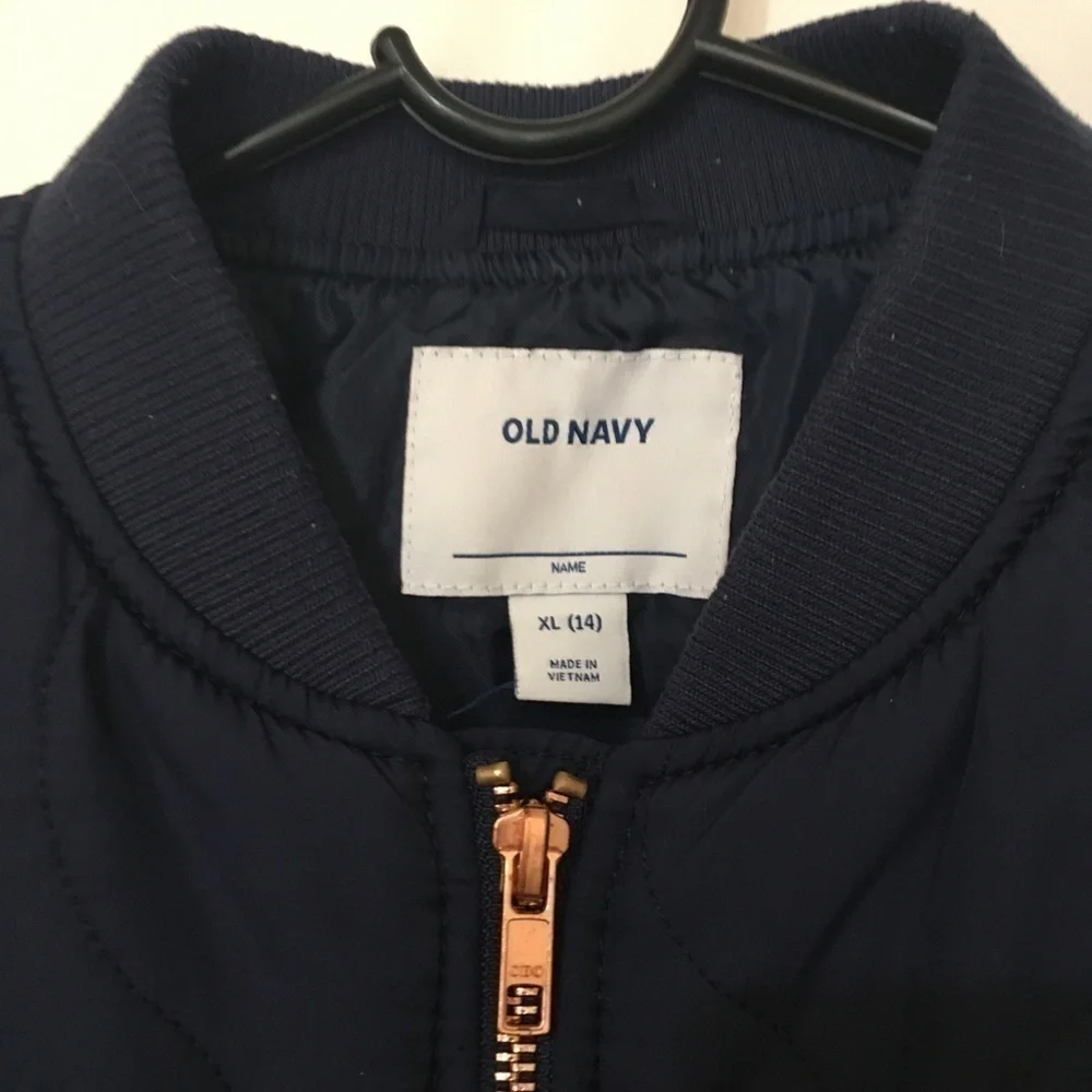 3/$35❤️Old navy girls zip up longsleeve jacket size 14